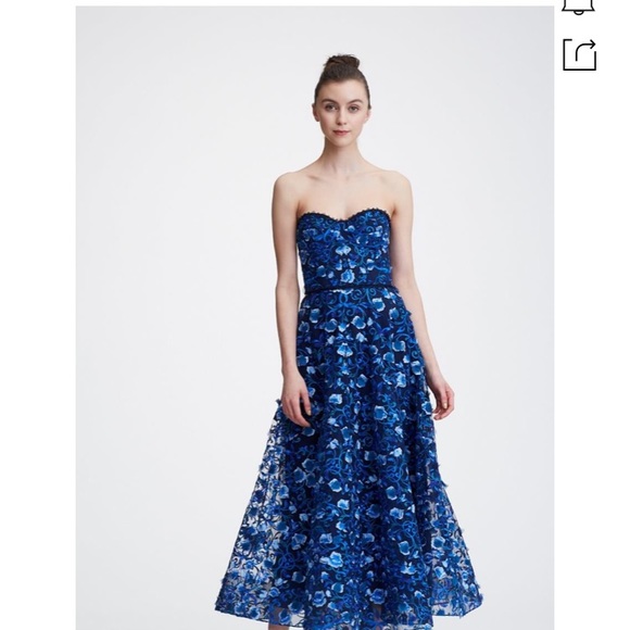 ISO!!! Marchesa Notte Tea Length Dress - Picture 2 of 3